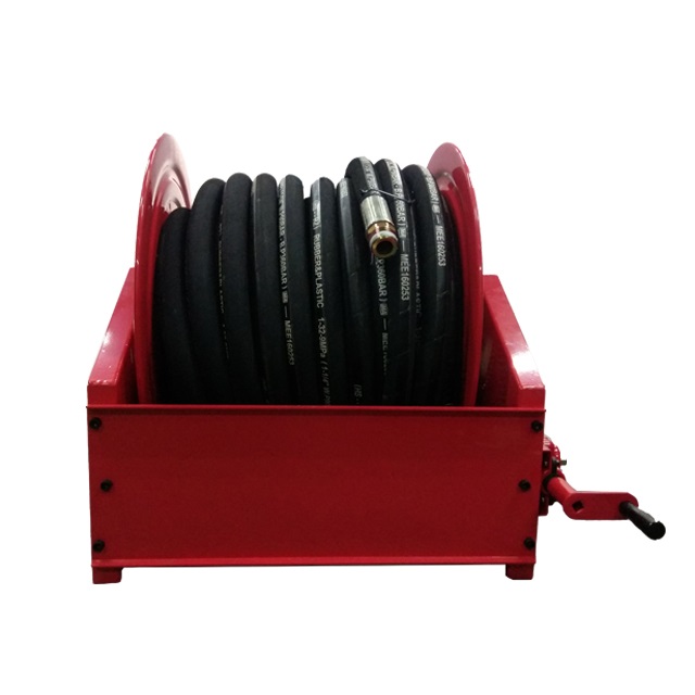 Retractable air hose reel without hose | Hose reel cart AMSH680D